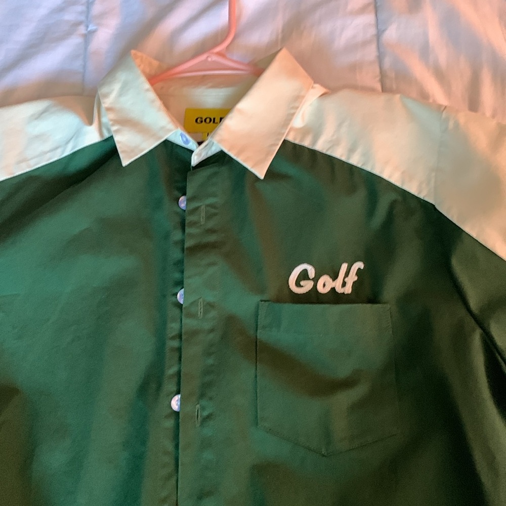 Golf Wang Green and Cream Casual Shirt - Picture 5 of 5